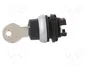 EATON ELECTRIC Interruptor rotativo con llave RMQ-Titan 22mm negro