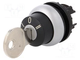 EATON ELECTRIC Interruptor rotativo con llave RMQ-Titan 22mm negro