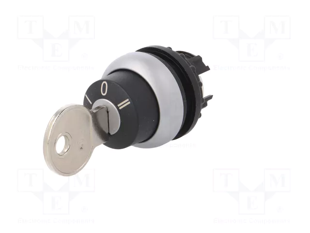 EATON ELECTRIC Interruptor rotativo con llave RMQ-Titan 22mm negro