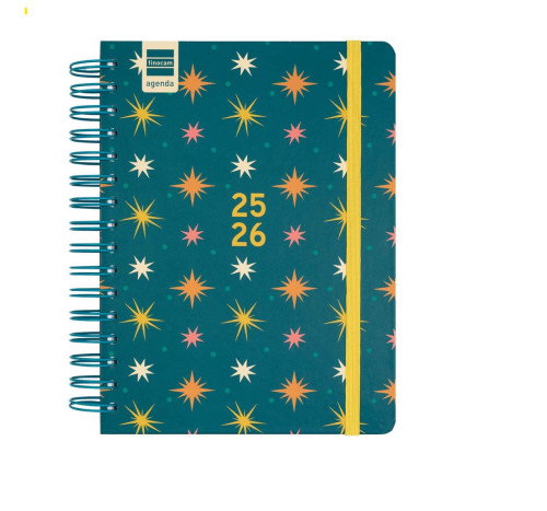 Finocam Agenda Escolar 2025-2026 Cosmo 4º 537070126 1 Día Página Stars 155x212