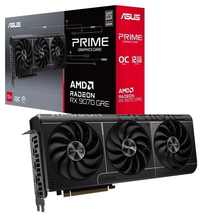 Asus Radeon RX 9070 GRE Prime 12GB GDDR6 OC Asus Radeon RX 9070 GRE Prime 12GB GDDR6 OC