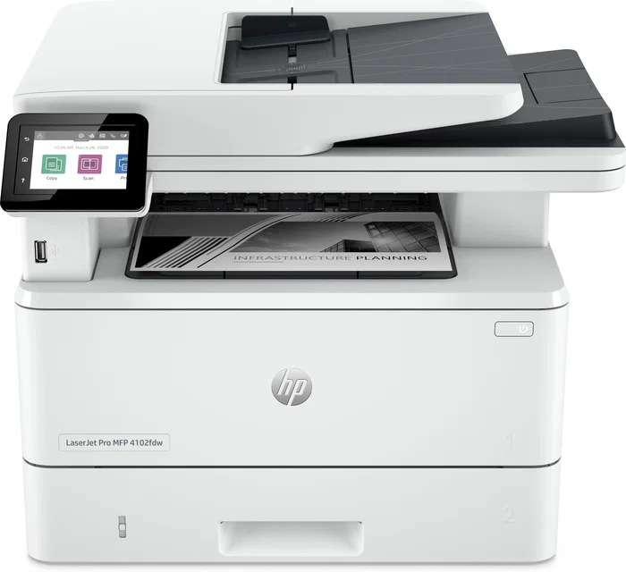 HP LaserJet Pro 4102dw Impresora Multifunción Inalámbrica Blanco y Negro HP LaserJet Pro 4102dw Impresora Multifunción Inalámbrica Blanco y Negro