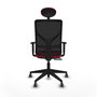 PIQUERAS Y CRESPO Silla de oficina Motilla con mecanismo Sincro/Traslack Rojo/Negro