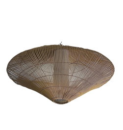 DKD Home Decor Pantalla de Bambú Hecha a Mano Natural 80x80x40 cm