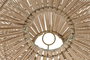 DKD Home Decor Pantalla de Bambú Hecha a Mano Natural 80x80x40 cm