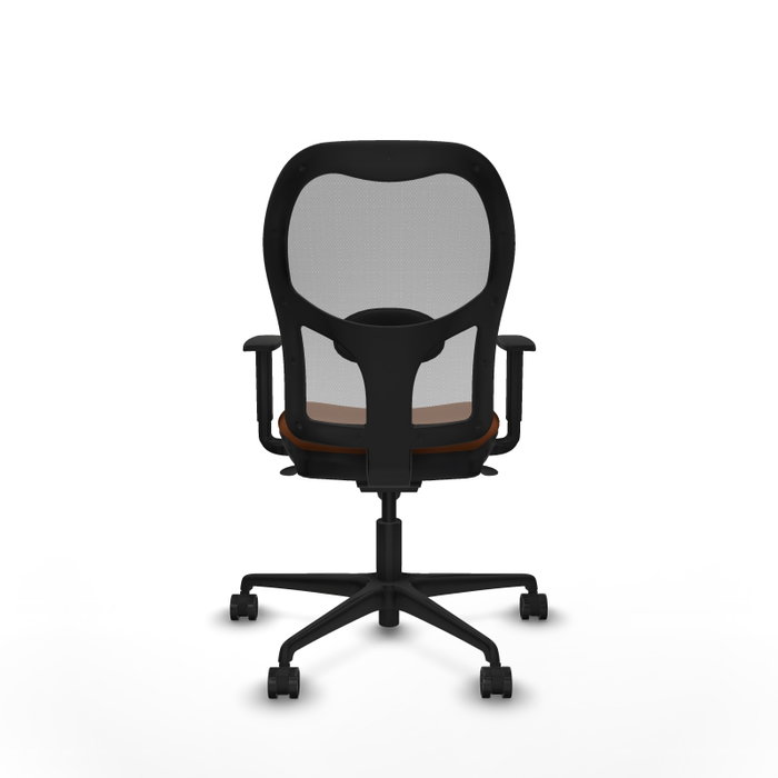 PIQUERAS Y CRESPO Silla de oficina Jorquera Marrón y Gris con mecanismo Sincro PIQUERAS Y CRESPO Silla de oficina Jorquera Marrón y Gris con mecanismo Sincro