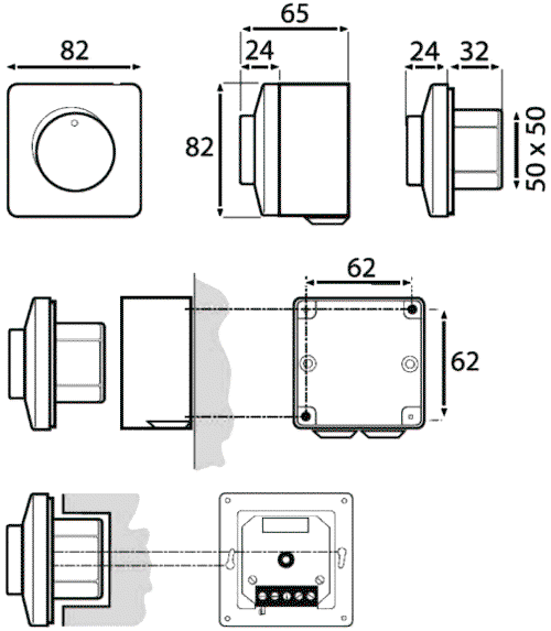 BREVE TUFVASSONS Regulador de velocidad 230VAC