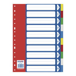 Dohe Separadores Polipropileno 90458 A4 10 Posiciones 5 Colores 225x300