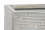 DKD Home Decor Set de 3 Jardineras Magnesia Beige