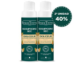 Beauterra Champú en Seco Suave - Shampooing Soin - Pack de 2 Unidades x 50 gr (100 gr total)