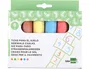 Liderpapel Tiza para Suelo Caja 6 Unidades Colores Surtidos Ideal Actividades Escolares