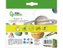 Liderpapel Tiza para Suelo Caja 6 Unidades Colores Surtidos Ideal Actividades Escolares
