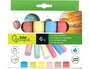 Liderpapel Tiza para Suelo Caja 6 Unidades Colores Surtidos Ideal Actividades Escolares