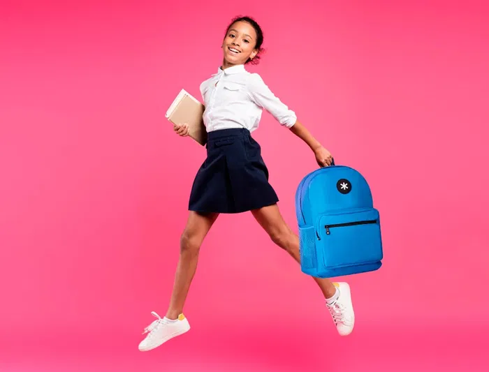 Antartik Mochila Azul con Bolsillo Frontal y Compartimento para Portátil de 15,6/' 320x140x430 mm