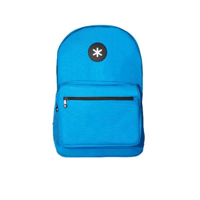 Antartik Mochila Antartik azul con asa y bolsillo frontal con cremallera 320x140x430 mm Antartik Mochila Antartik azul con asa y bolsillo frontal con cremallera 320x140x430 mm