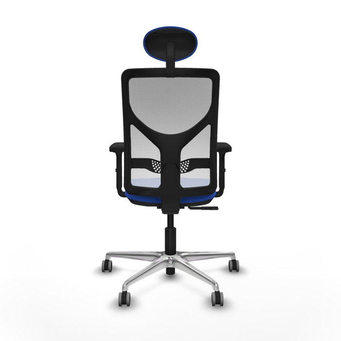 PIQUERAS Y CRESPO Silla de oficina Motilla Azul y Blanco PIQUERAS Y CRESPO Silla de oficina Motilla Azul y Blanco