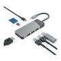 Green Cell HUBGC01 Hub de interfaces USB-C con HDMI 4K y puertos USB 3.2