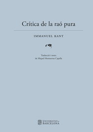 UAB, Crítica de la raó pura - Immanuel Kant
