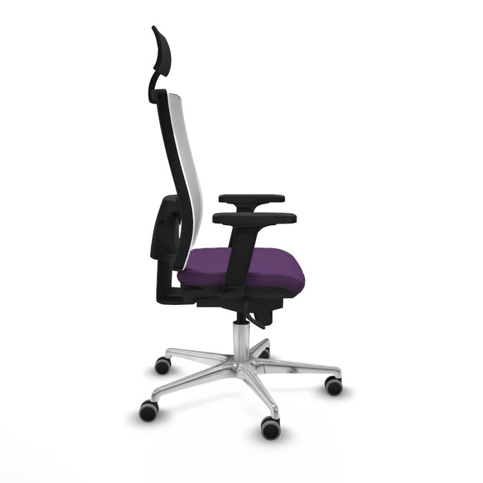 PIQUERAS Y CRESPO Silla de oficina Horna Morado con malla Blanca PIQUERAS Y CRESPO Silla de oficina Horna Morado con malla Blanca