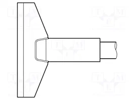 JBC TOOLS Punta de soldadura tipo espátula 32,2mm Heavy Duty