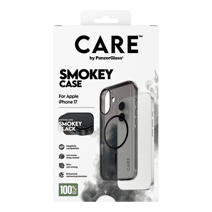 PanzerGlass Funda CARE BY FLAGSHIP CASE URBAN EXP para iPhone 17 Negra con MagSafe