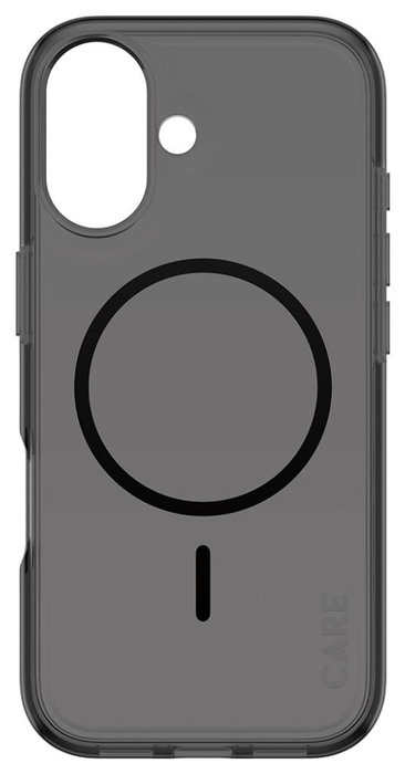 PanzerGlass CARE Urban Explorer Smokey MagSafe para iPhone 17, Negro/Transparente