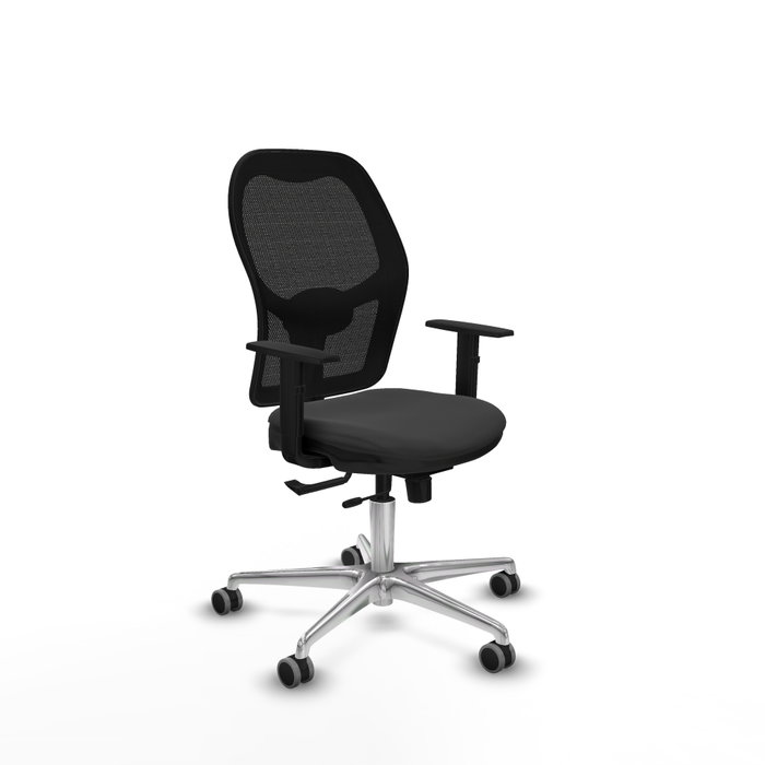 PIQUERAS Y CRESPO Silla de oficina Jorquera con mecanismo Sincro/Traslack, Gris oscuro y Negro PIQUERAS Y CRESPO Silla de oficina Jorquera con mecanismo Sincro/Traslack, Gris oscuro y Negro