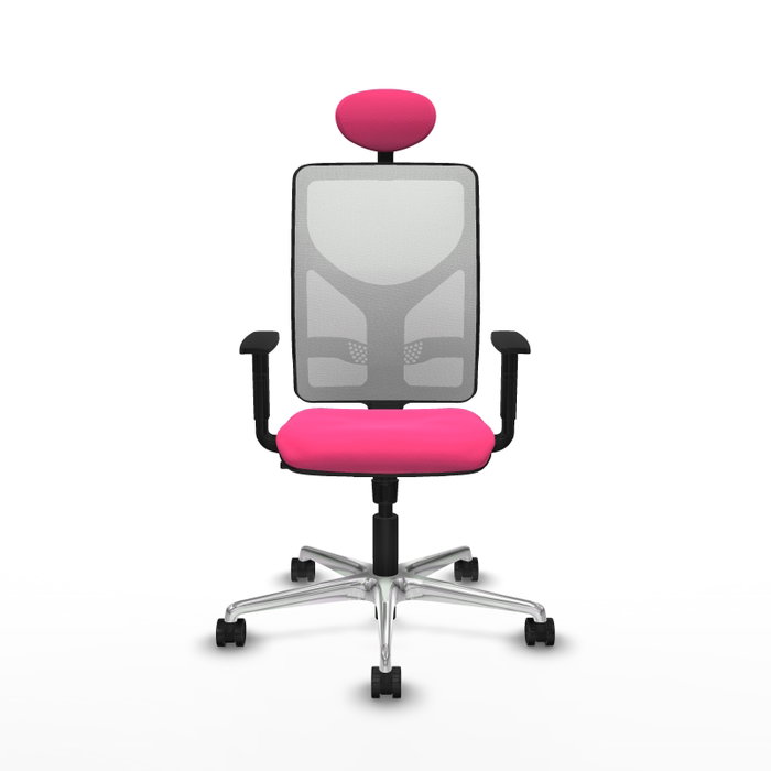 PIQUERAS Y CRESPO Silla de oficina Motilla con mecanismo Sincro Rosa y Blanco PIQUERAS Y CRESPO Silla de oficina Motilla con mecanismo Sincro Rosa y Blanco