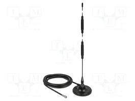 DeLOCK Antena LTE Omnidireccional con Conector SMA y Cable RG-58 de 3 m