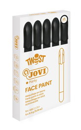 Jovi Maquillaje en Barra Twist Negro Caja de 5 Unidades