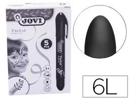 Jovi Maquillaje en Barra Twist Make-Up Negro Caja de 5 Unidades
