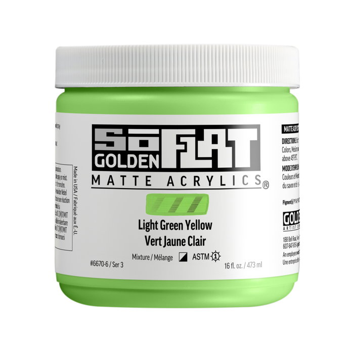 Golden SoFlat Verde Claro Amarillo 473ml Golden SoFlat Verde Claro Amarillo 473ml
