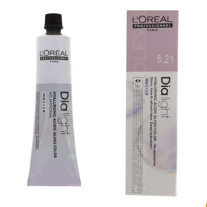 L'Oréal DIA Light 8.21 Rubio Claro Irisado Ceniza 60ml L'Oréal DIA Light 8.21 Rubio Claro Irisado Ceniza 60ml