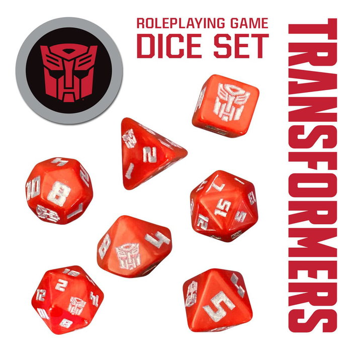 Transformers RPG juego de dados Transformers RPG juego de dados