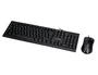 Q-connect Set Teclado y Ratón con Cable, USB, Color Negro