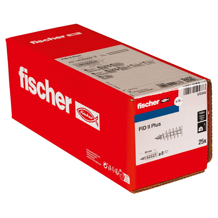 Fischer Dmmstoffdbel FID II Plus 80mm blanco Fischer Dmmstoffdbel FID II Plus 80mm blanco
