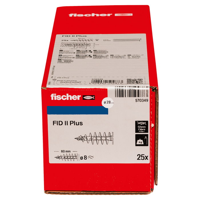 Fischer Dmmstoffdbel FID II Plus 80mm blanco Fischer Dmmstoffdbel FID II Plus 80mm blanco