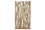 DKD Home Decor Separador de Ambientes Deco indo 24 Item Home Ramas Teca 120 x 25 x 200 cm