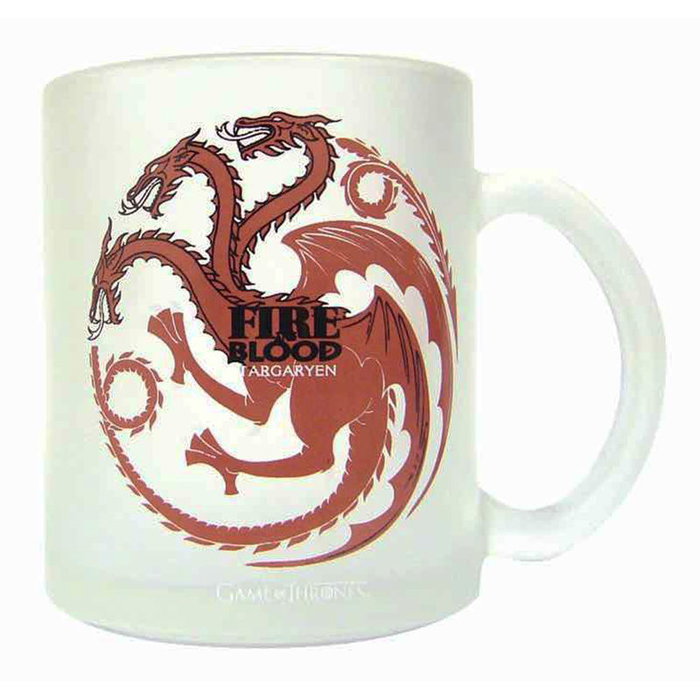 Sd Toys Europe S.L. Taza de vidrio translúcido Targaryen de Juego de Tronos Sd Toys Europe S.L. Taza de vidrio translúcido Targaryen de Juego de Tronos