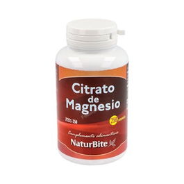 NATURBITE Citrato de Magnesio 250 Comprimidos - Contribuye a reducir el cansancio y fatiga