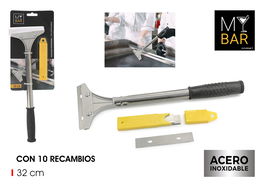 My Bar Rascador Profesional con 10 Recambios y Dimensiones 11 cm x 3 cm x 32 cm (12 Unidades)