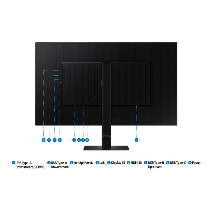 Samsung ViewFinity S8 S80UD 32 pulgadas 4K VA Negro