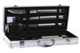 DKD Home Decor Barbacoa Terraza Y Jardin Negro Inox Metal 18 x 8 x 47 cm Set de 6 (2 Unidades)