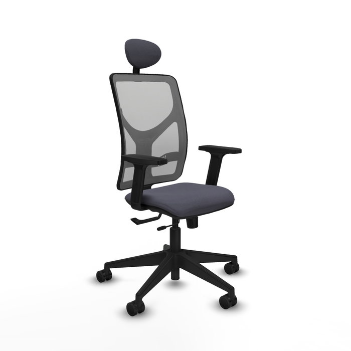 PIQUERAS Y CRESPO Silla de oficina Motilla con mecanismo Sincro/Traslack, Gris PIQUERAS Y CRESPO Silla de oficina Motilla con mecanismo Sincro/Traslack, Gris