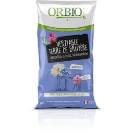 Orbio Tierra de Brezo para Plantas Acidófilas, Sustrato Ligero 40 L, Ref. OBITTDB40