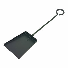 Edm Badil de chimenea con mango largo negro 11 x 46 cm