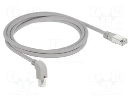 DeLOCK Cable de red Cat 6a S/FTP 2 m RJ45 Gris