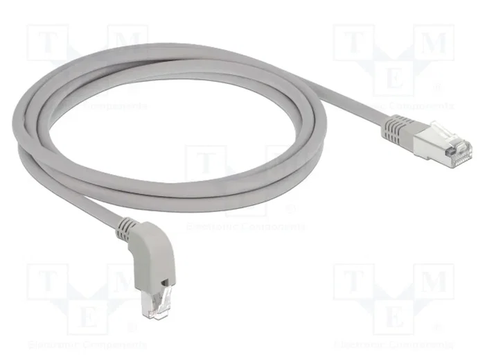 DeLOCK Cable de red Cat 6a S/FTP 2 m RJ45 Gris
