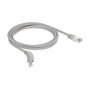 DeLOCK Cable de Red RJ45 Cat.6A S/FTP 2 m Gris