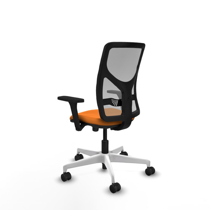 PIQUERAS Y CRESPO Silla de oficina Motilla Naranja y Gris PIQUERAS Y CRESPO Silla de oficina Motilla Naranja y Gris